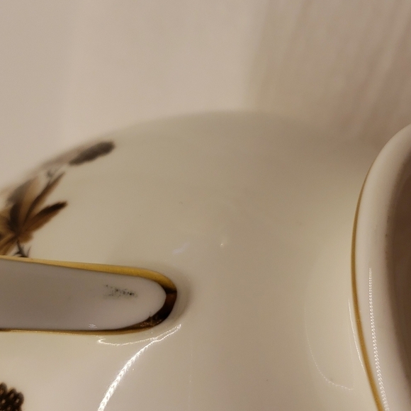 VINTAGE Set of 4 Wedgwood Autumn Vine Cup (2.5" x 3") and Saucer (6"diam) Tea - Picture 8 of 8